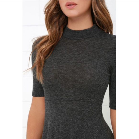 Lulu's Dresses New Lulus Xl Gray Philosophy Of Style Dress Poshmark